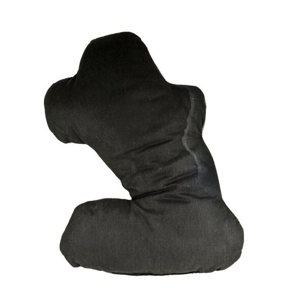 Vintage Disney Mickey Mouse Shaped Tapestry Throw Accent Pillow Cushion 20" READ - Picture 2 of 6